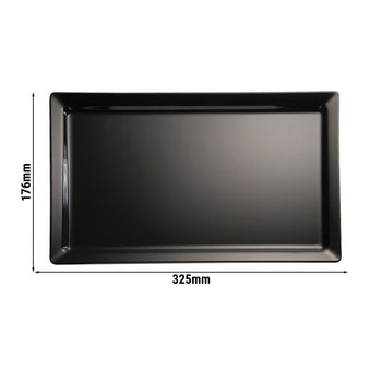 (6 sztuk) Taca GN 1/3 - PURE - melamina - wysokość: 30 mm - Prime Gastro