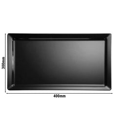(6 sztuk) Taca - PURE - melamina - 400 x 300 mm - wysokość: 30 mm