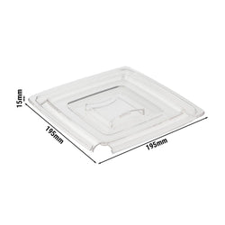 (6 sztuk) Pokrywa - PURE - 195x195 mm - pasuje do 834096, 834686, 852606 i 852666
