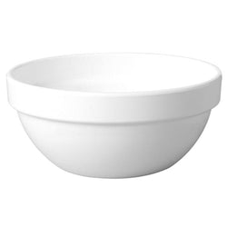 (6 sztuk) Miska - CASUAL MAXI - Melamina - 0,25 litra - Ø 120 mm - Biały