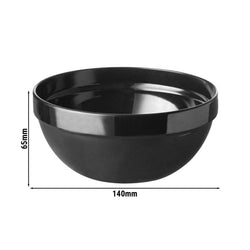 (6 sztuk) Miska - CASUAL MAXI - melamina - 0,5 litra - Ø 140 mm - czarna