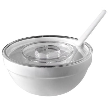 (6 sztuk) Miska - CASUAL MAXI - Melamina - 1,8 litra - Ø 200 mm - Biały - Prime Gastro