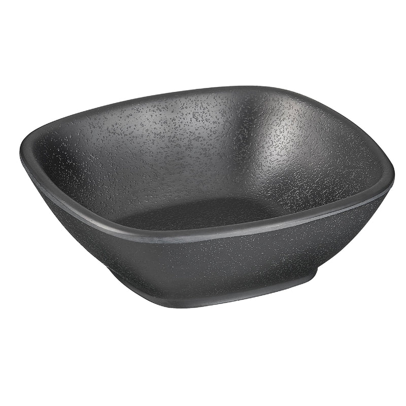 (6 sztuk) Miseczki - ZEN - melamina - 0,2 litra - 120x120 mm - czarne