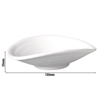 (6 sztuk) Miseczki - ZEN - melamina - 0,1 litra - 130 x 110 mm - białe - Prime Gastro
