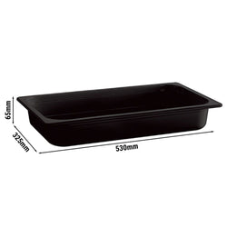 (6 sztuk) Pojemniki melaminowe GN 1/1 - ECOLINE - 7,1 litra - wysokość: 65 mm