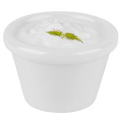 (24 sztuki) Miseczki do dipów - CASUAL - melamina - 50 ml - Ø 60 mm - białe