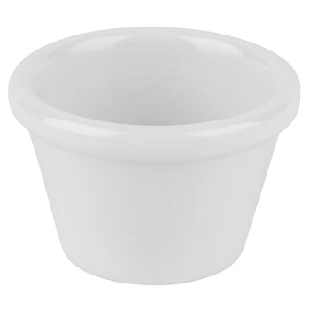 (24 sztuki) Miseczki do dipów - CASUAL - melamina - 50 ml - Ø 60 mm - białe - Prime Gastro