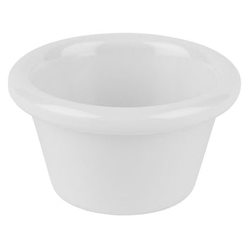 (24 sztuki) Miseczki do dipów - CASUAL - melamina - 80 ml - Ø 80 mm - białe - Prime Gastro