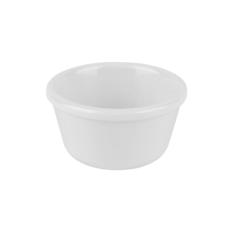 (24 sztuki) Miseczki do dipów - CASUAL - melamina - 120 ml - Ø 85 mm - białe