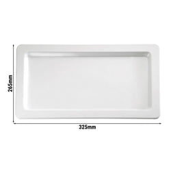 (6 sztuk) Taca GN 1/2 - APART - melamina - wysokość: 25 mm