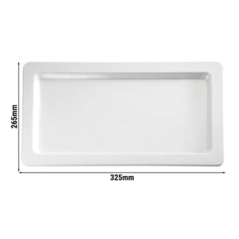 (6 sztuk) Taca GN 1/2 - APART - melamina - wysokość: 25 mm - Prime Gastro