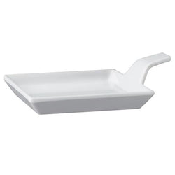 (24 sztuki) Talerzyki do przekąsek - FLYING BUFFET - melamina - 120 x 95 mm - z uchwytem do przenoszenia