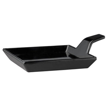 (24 sztuki) Talerzyki na przekąski - FLYING BUFFET - melamina - 120 x 95 mm - z uchwytem do przenoszenia - Prime Gastro