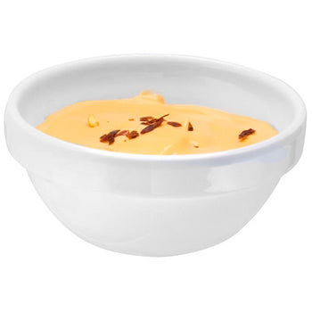 (6 sztuk) Miseczki do dipów - CASUAL MINI - melamina - 50 ml - Ø 70 mm - białe - Prime Gastro