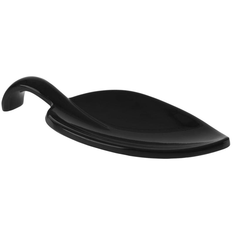 (50 sztuk) Łyżeczki do przekąsek - LEAF - melamina - długość: 100 mm