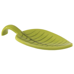 (50 sztuk) Łyżeczki do przekąsek - LEAF - melamina - długość: 100 mm