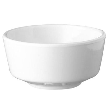 (6 sztuk) Miska - FLOAT - melamina - 0,15 litra - Ø 90 mm - biała - Prime Gastro