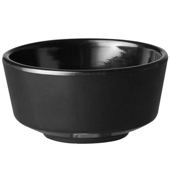 (6 sztuk) Miska - FLOAT - melamina - 0,45 litra - Ø 130 mm - czarna - Prime Gastro