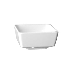 (6 sztuk) Miska - FLOAT - melamina - 0,16 litra - kwadratowa - biała