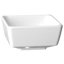 (6 sztuk) Miska - FLOAT - melamina - 0,16 litra - kwadratowa - biała