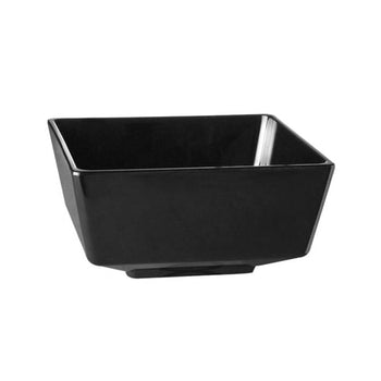 (6 sztuk) Miska - FLOAT - melamina - 0,5 litra - kwadratowa - czarna - Prime Gastro