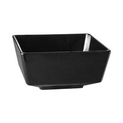 (6 sztuk) Miska - FLOAT - melamina - 1,9 litra - kwadratowa - czarna