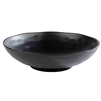 (6 sztuk) Miska - ZEN - melamina - 2,5 litra - Ø 310 mm - czarna - Prime Gastro