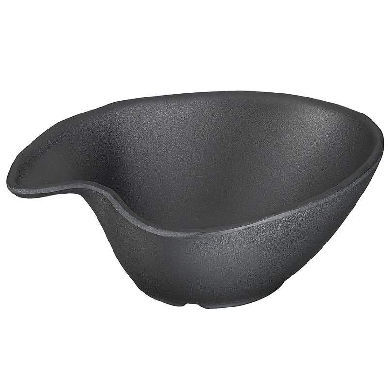 (6 sztuk) Miseczki - ZEN - melamina - 0,2 litra - 145 x 125 mm - czarne