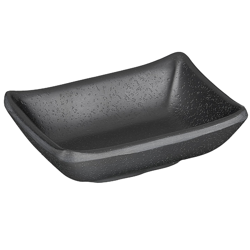 (6 sztuk) Miseczki do dipów - ZEN - melamina - 50 ml - 90 x 70 mm - czarne