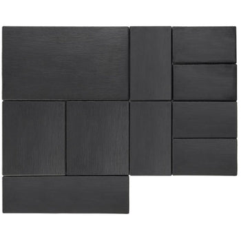 (6 sztuk) Taca GN 1/1 - SLATE - melamina - wysokość: 12 mm - Prime Gastro