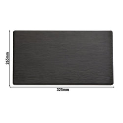 (6 sztuk) Taca GN 1/2 - SLATE - melamina - wysokość: 12 mm