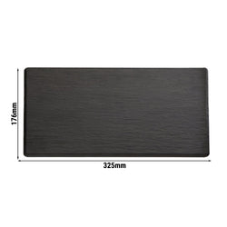 (6 sztuk) Taca GN 1/3 - SLATE - melamina - wysokość: 12 mm