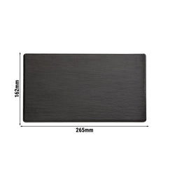 (6 sztuk) Taca GN 1/4 - SLATE - melamina - wysokość: 12 mm