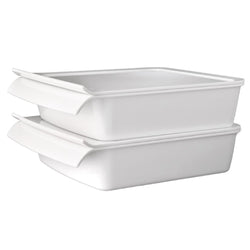 (6 sztuk) Taca GN 1/2 - CASCADE - melamina - 3,65 litra - głębokość: 75 mm