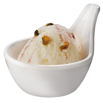 (20 sztuk) Miseczki do dipów - MINI GOURMET - Melamina - 50 ml - Ø 70 mm - Biały - Prime Gastro