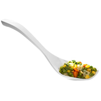 (6 sztuk) Łyżki do serwowania - PROFI - melamina - długość: 265 mm - białe - Prime Gastro