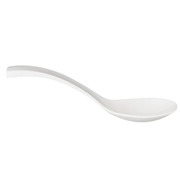 (6 sztuk) Łyżki do sałatek - melamina - 240 mm - białe - Prime Gastro
