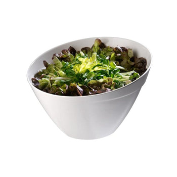 (6 sztuk) Miska - BALANCE - melamina - 2,5 litra - Ø 245 mm - biała - Prime Gastro