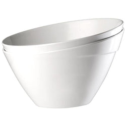 (6 sztuk) Miska - BALANCE - melamina - 2,5 litra - Ø 245 mm - biała