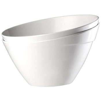 (6 sztuk) Miska - BALANCE - melamina - 2,5 litra - Ø 245 mm - biała - Prime Gastro