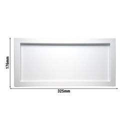 (6 sztuk) Taca GN 1/3 - FRAMES - melamina - wysokość: 20 mm