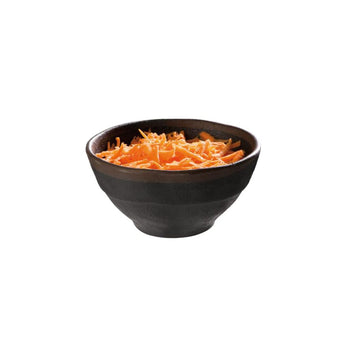 (6 sztuk) Miseczki - MARONE - Melamina - 0,2 litra - Ø 110 mm - czarny/brązowy - Prime Gastro