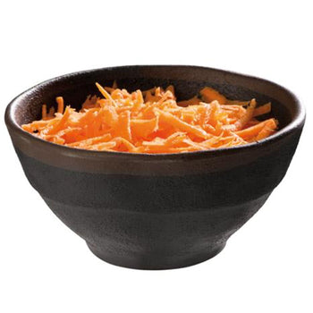 (6 sztuk) Miseczki - MARONE - Melamina - 0,2 litra - Ø 110 mm - czarny/brązowy - Prime Gastro