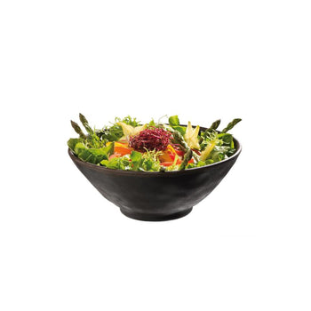 (6 sztuk) Miska - MARONE - Melamina - 0,3 litra - Ø 140 mm - czarny/brązowy - Prime Gastro