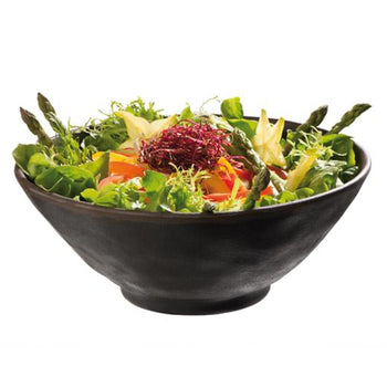 (6 sztuk) Miska - MARONE - Melamina - 0,3 litra - Ø 140 mm - czarny/brązowy - Prime Gastro