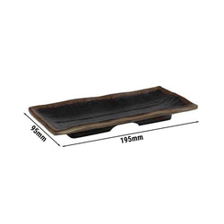 (6 sztuk) Taca - MARONE - Melamina - 195x95mm - Wysokość: 20mm