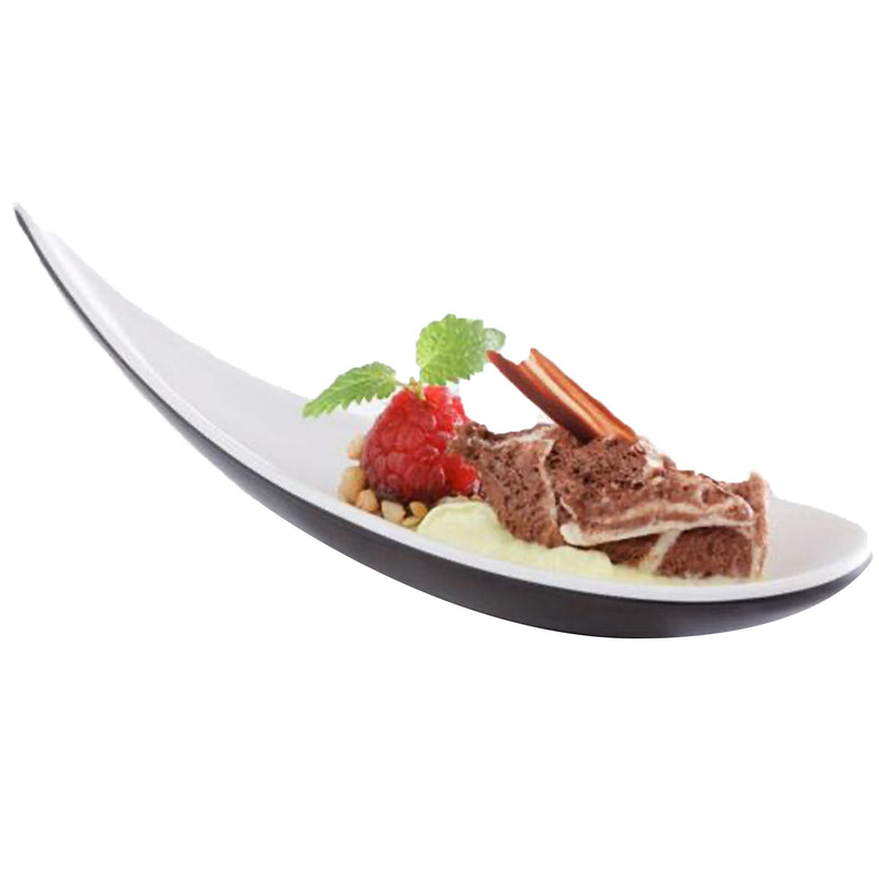 (12 sztuk) Łyżeczki do przekąsek - BOAT - melamina - 20 ml - długość: 145 mm
