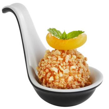 (24 sztuki) Łyżeczki do przekąsek – HALFTONE – melamina – 20 ml – długość: 100 - Prime Gastro