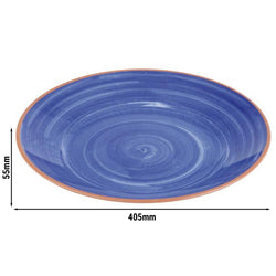 (6 sztuk) Taca - LA VIDA - Melamina - Ø 405 mm - Wysokość: 55 mm