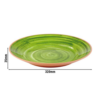 (6 sztuk) Taca - LA VIDA - melamina - Ø 320 mm - wysokość: 35 mm - Prime Gastro
